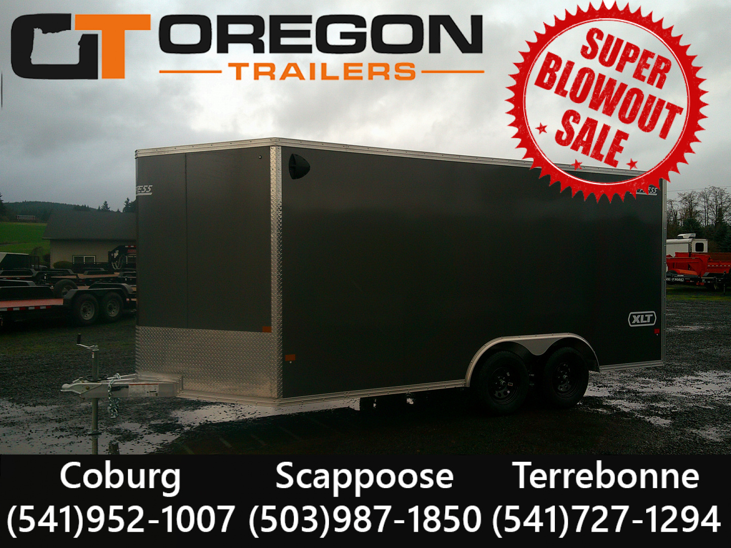 New 2026 ALCOM 8.5x16 7K Cargo / Enclosed Trailer