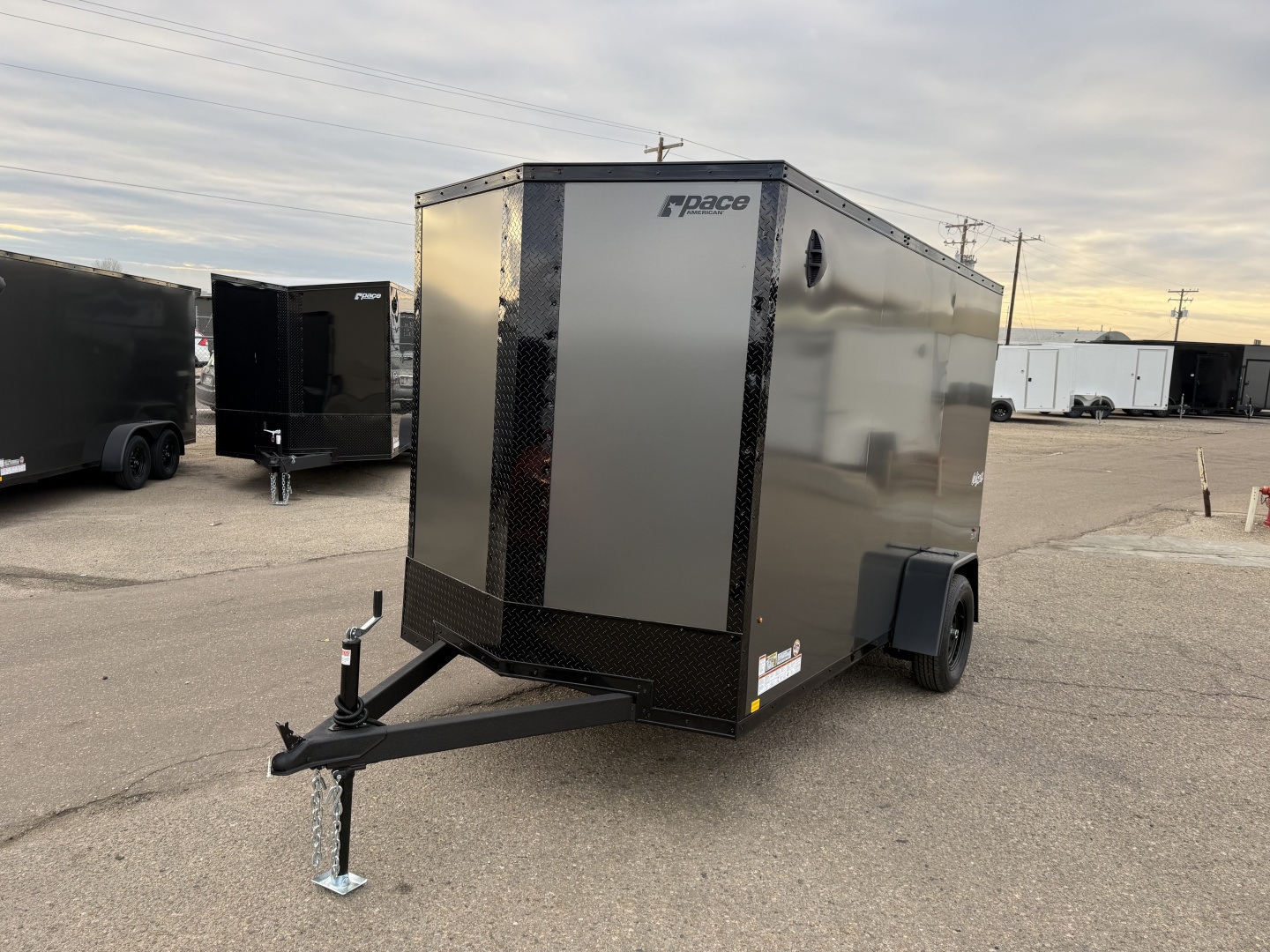 New 2026 Pace American 6X12 3K +6" Outback DLX Cargo / Enclosed Trailer