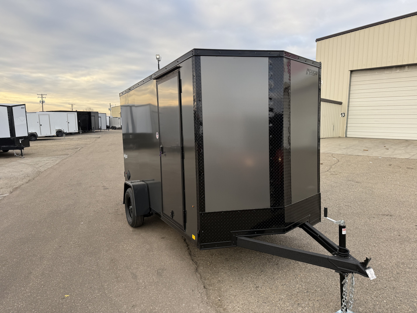 New 2026 Pace American 6X12 3K +6" Outback DLX Cargo / Enclosed Trailer