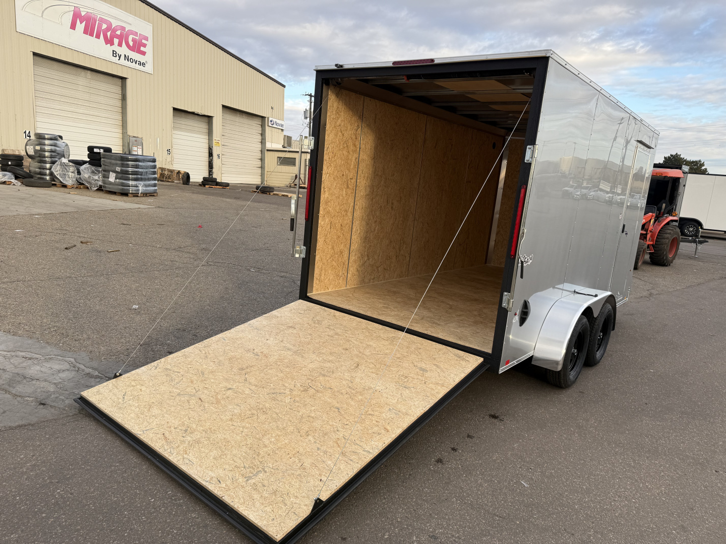 New 2026 Pace American 7X14 7K+6 DLX Out Back Cargo / Enclosed Trailer