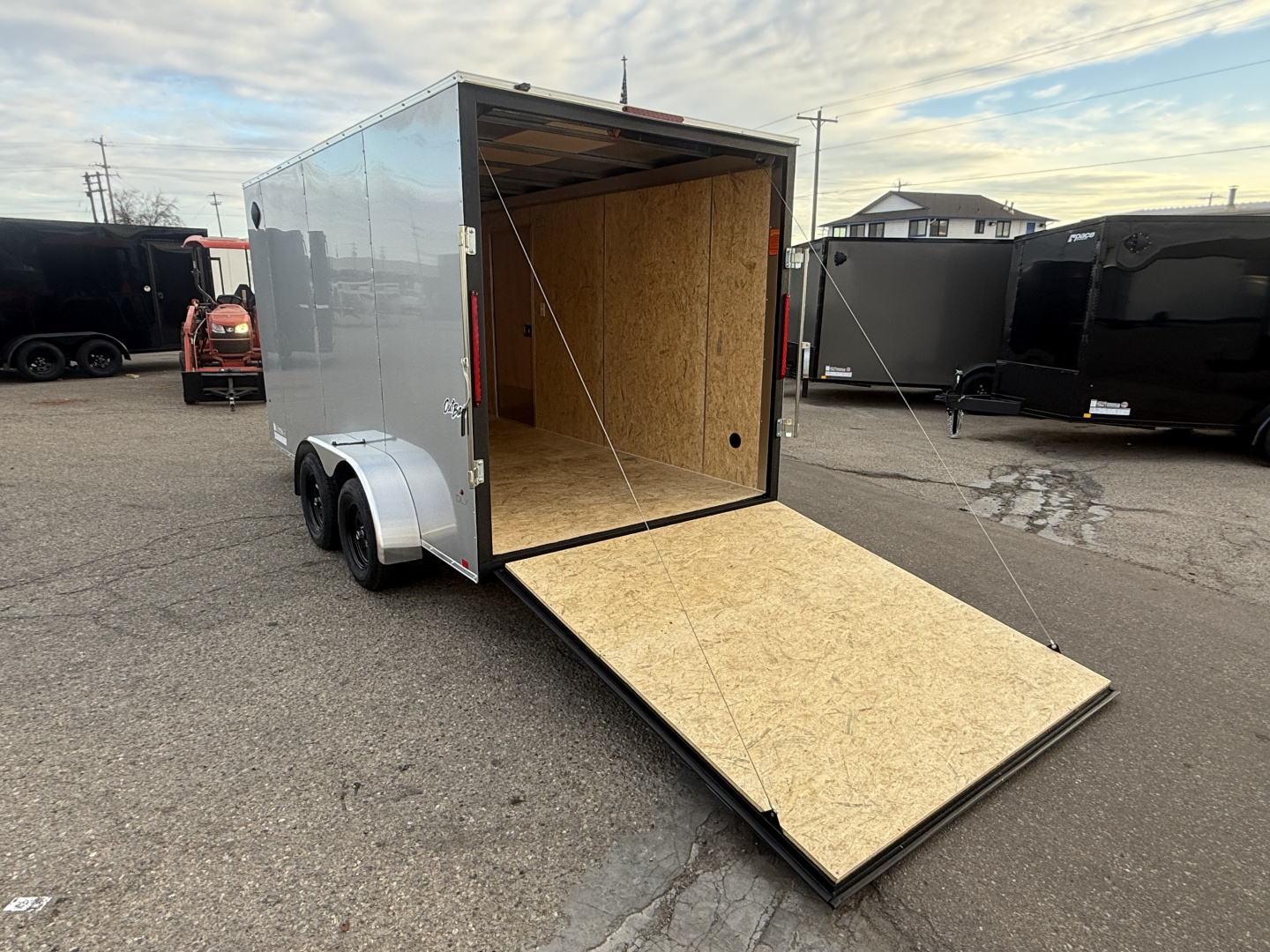 New 2026 Pace American 7X14 7K+6 DLX Out Back Cargo / Enclosed Trailer