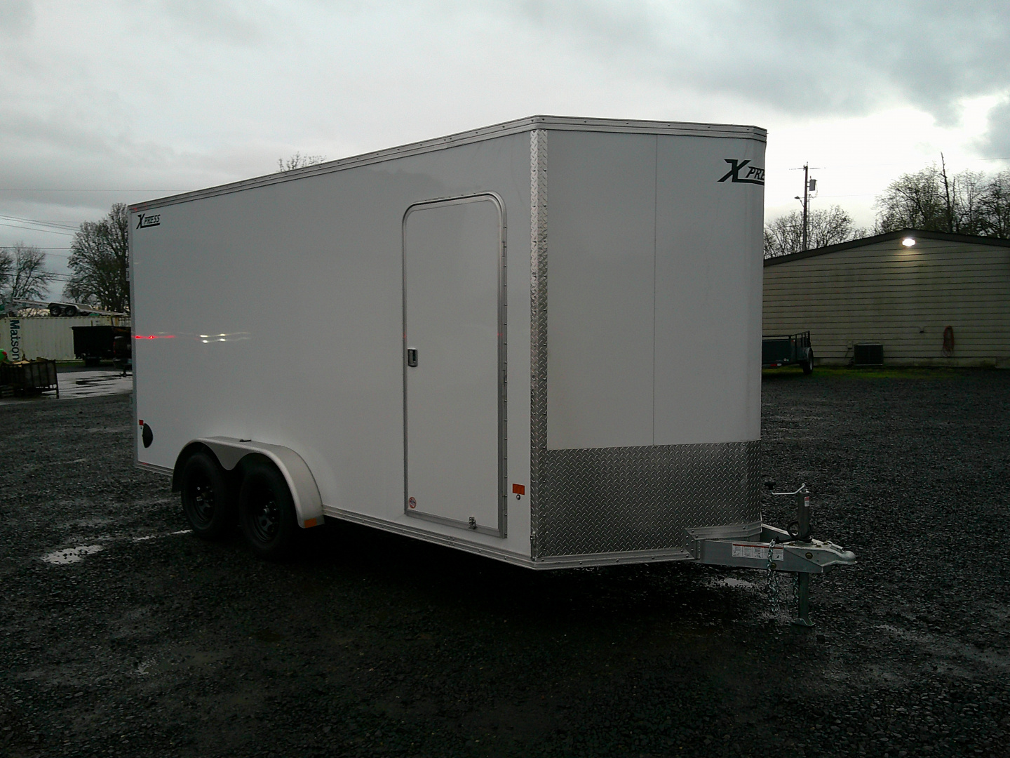 New 2026 ALCOM 7.4x16 7K Cargo / Enclosed Trailer