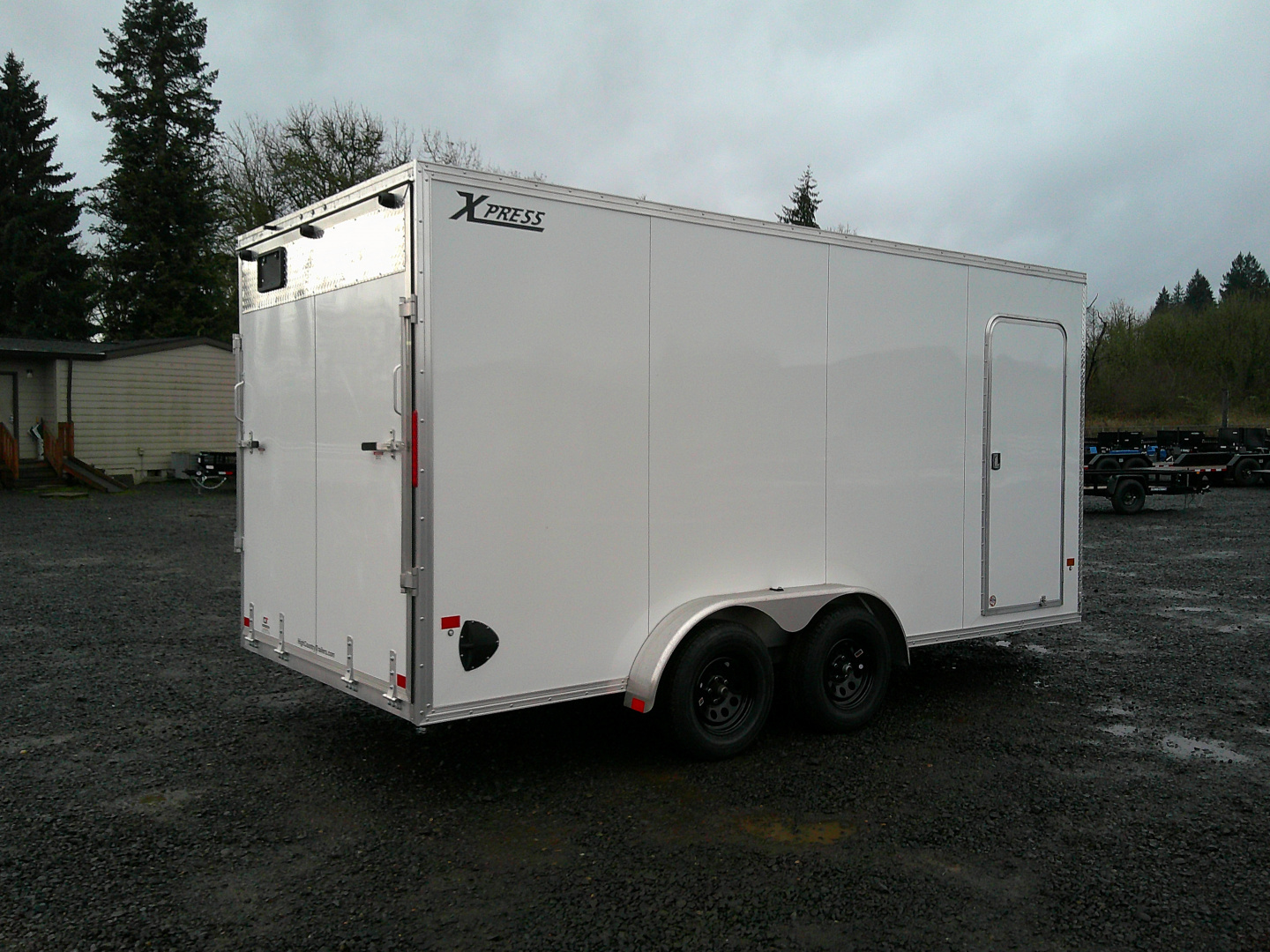 New 2026 ALCOM 7.4x16 7K Cargo / Enclosed Trailer