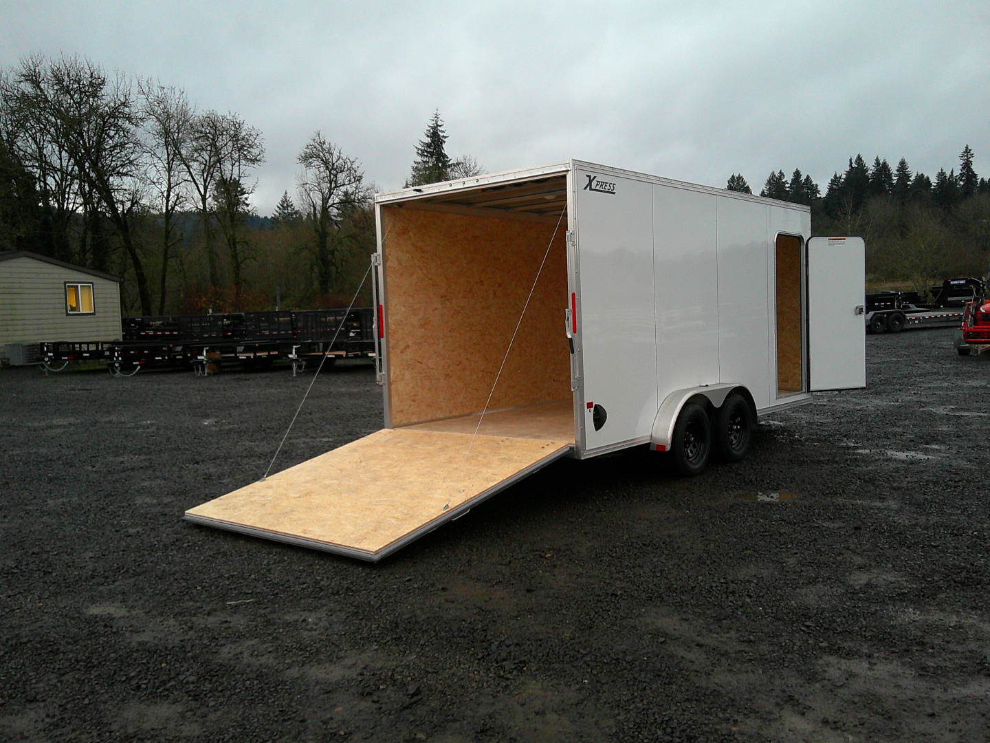 New 2026 ALCOM 7.4x16 7K Cargo / Enclosed Trailer