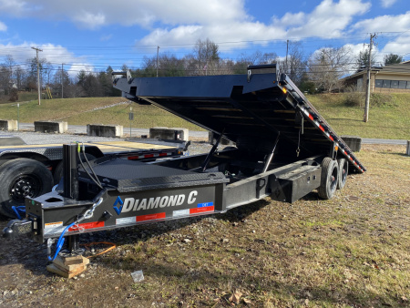 New 2026 Diamond C DET210 POWER DECK OVER TILT TRAILER WITH HYDRO JACK WIRELESS REMOTE