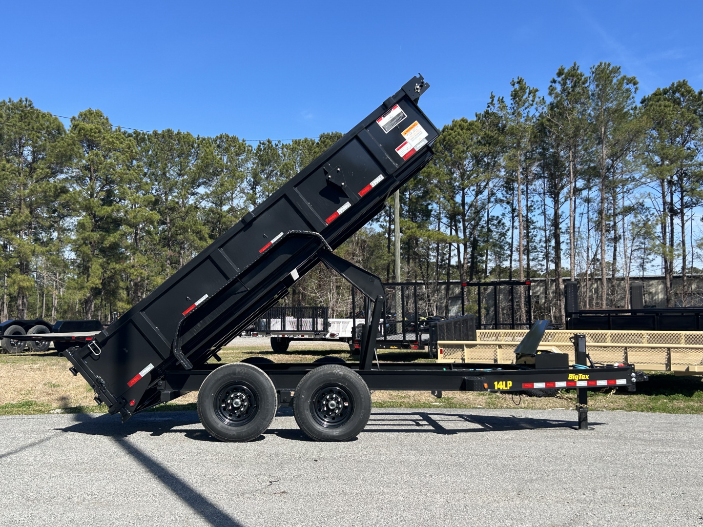 New 2026 Big Tex 14LP-14 Dump Trailer 7X14 SCISSORS LIFT WITH TARP ...