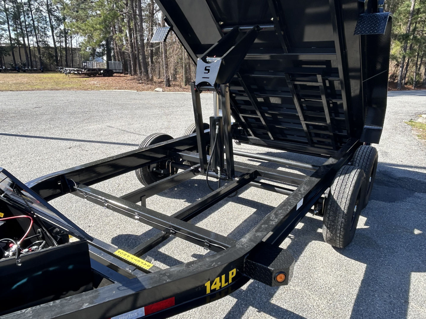 New 2026 Big Tex 14LP-14 Dump Trailer 7X14 SCISSORS LIFT WITH TARP ...