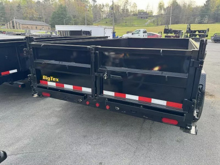 New 2026 Big Tex 14LP-14 Dump Trailer 7X14 SCISSORS LIFT WITH TARP RAMPS STABILIZER FEET , COMBO GATE