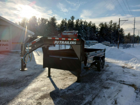 New 2026 PJ TRAILERS 83" x 16' DL Gooseneck Dump Trailer