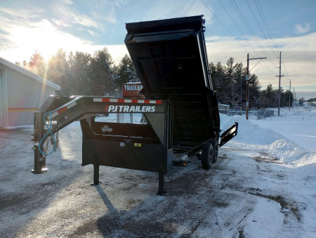 New 2026 PJ TRAILERS 83" x 16' DL Gooseneck Dump Trailer