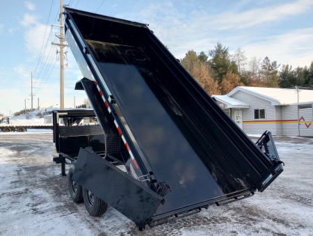 New 2026 PJ TRAILERS 83" x 16' DL Gooseneck Dump Trailer