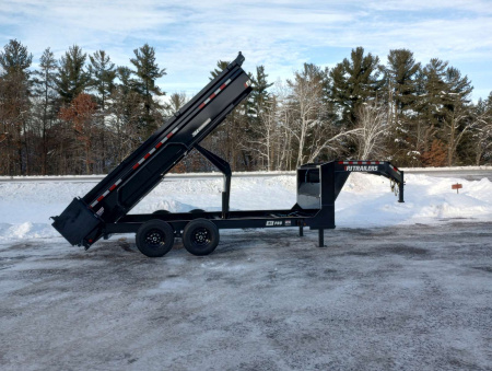 New 2026 PJ TRAILERS 83" x 16' DL Gooseneck Dump Trailer
