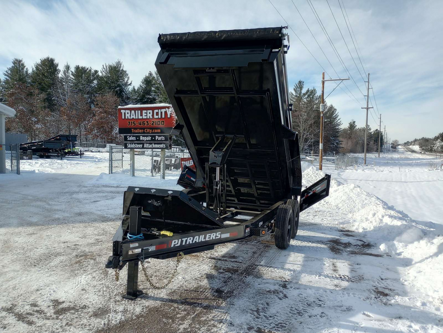 New 2026 PJ Trailers 83" x 14' DL Dump Trailer