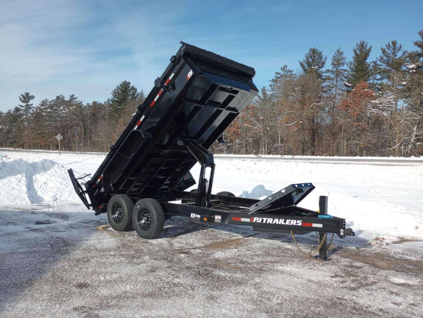 New 2026 PJ Trailers 83" x 14' DL Dump Trailer