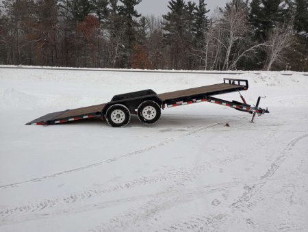 Used 2018 PJ Trailers 83" x 22' TH Tilt Trailer