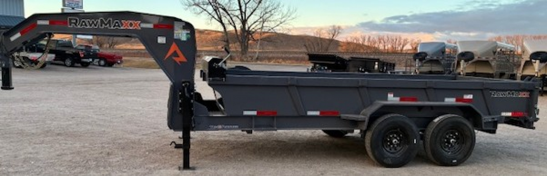 New 2026 RawMaxx LPX16GN14K Dump Trailer
