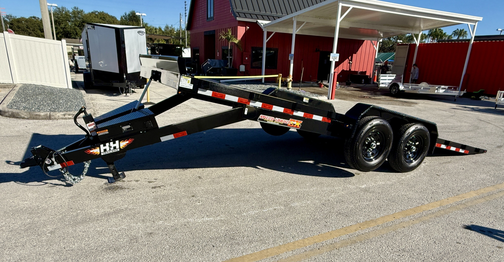 New 2026 H&H Trailers 82x20 Electric Speed Loader Car Hauler
