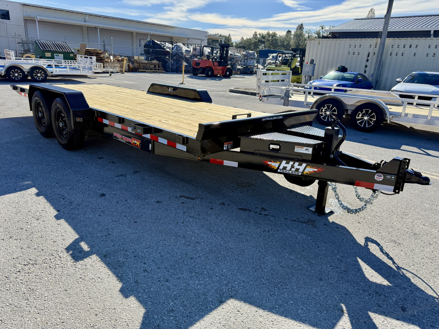 New 2026 H&H Trailers 82x20 Electric Speed Loader Car Hauler