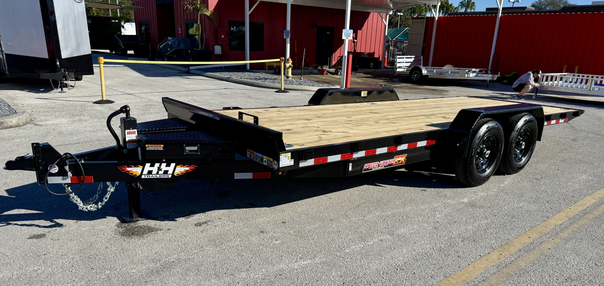 New 2026 H&H Trailers 82x20 Electric Speed Loader Car Hauler