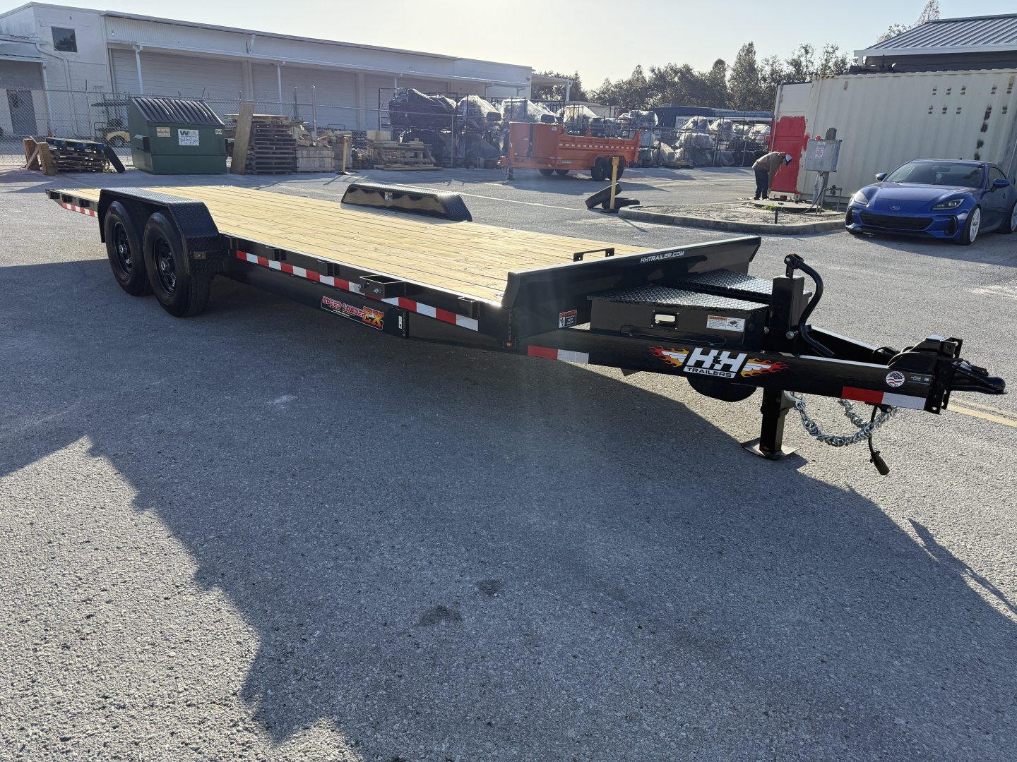 New 2026 H&H Trailers 82x24 Electric Speed Loader 14K Car Hauler