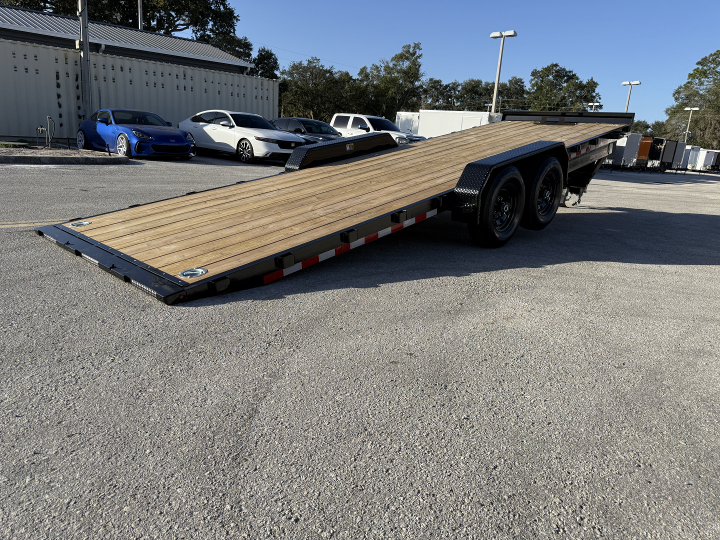 New 2026 H&H Trailers 82x24 Electric Speed Loader 14K Car Hauler