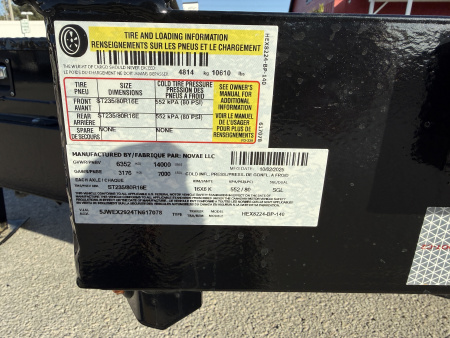 New 2026 H&H Trailers 82x24 Electric Speed Loader 14K Car Hauler