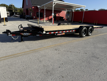 New 2026 H&H Trailers 82x24 Electric Speed Loader 14K Car Hauler