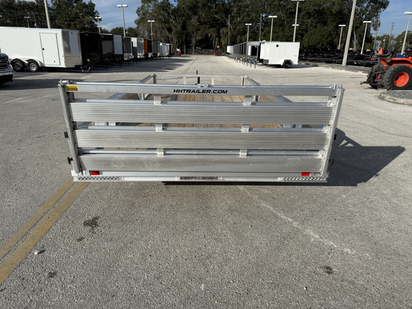 New 2026 H&H Trailers 82x16 Aluminum 7K ATV Utility Trailer