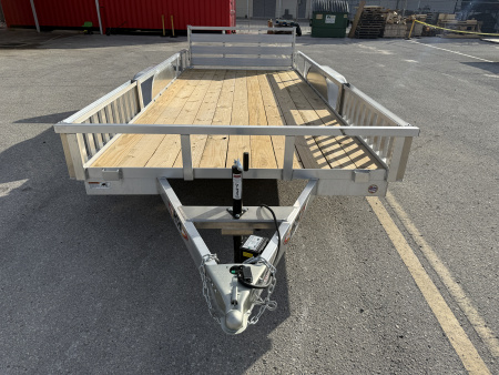 New 2026 H&H Trailers 82x16 Aluminum 7K ATV Utility Trailer