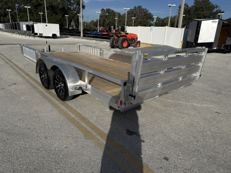 New 2026 H&H Trailers 82x16 Aluminum 7K ATV Utility Trailer