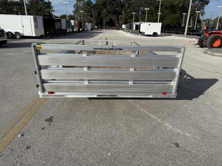 New 2026 H&H Trailers 82x16 Aluminum 7K ATV Utility Trailer
