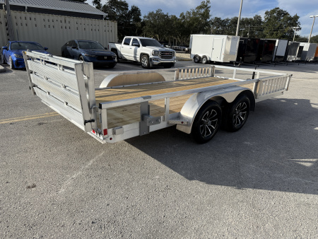 New 2026 H&H Trailers 82x16 Aluminum 7K ATV Utility Trailer
