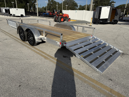 New 2026 H&H Trailers 82x16 Aluminum 7K ATV Utility Trailer