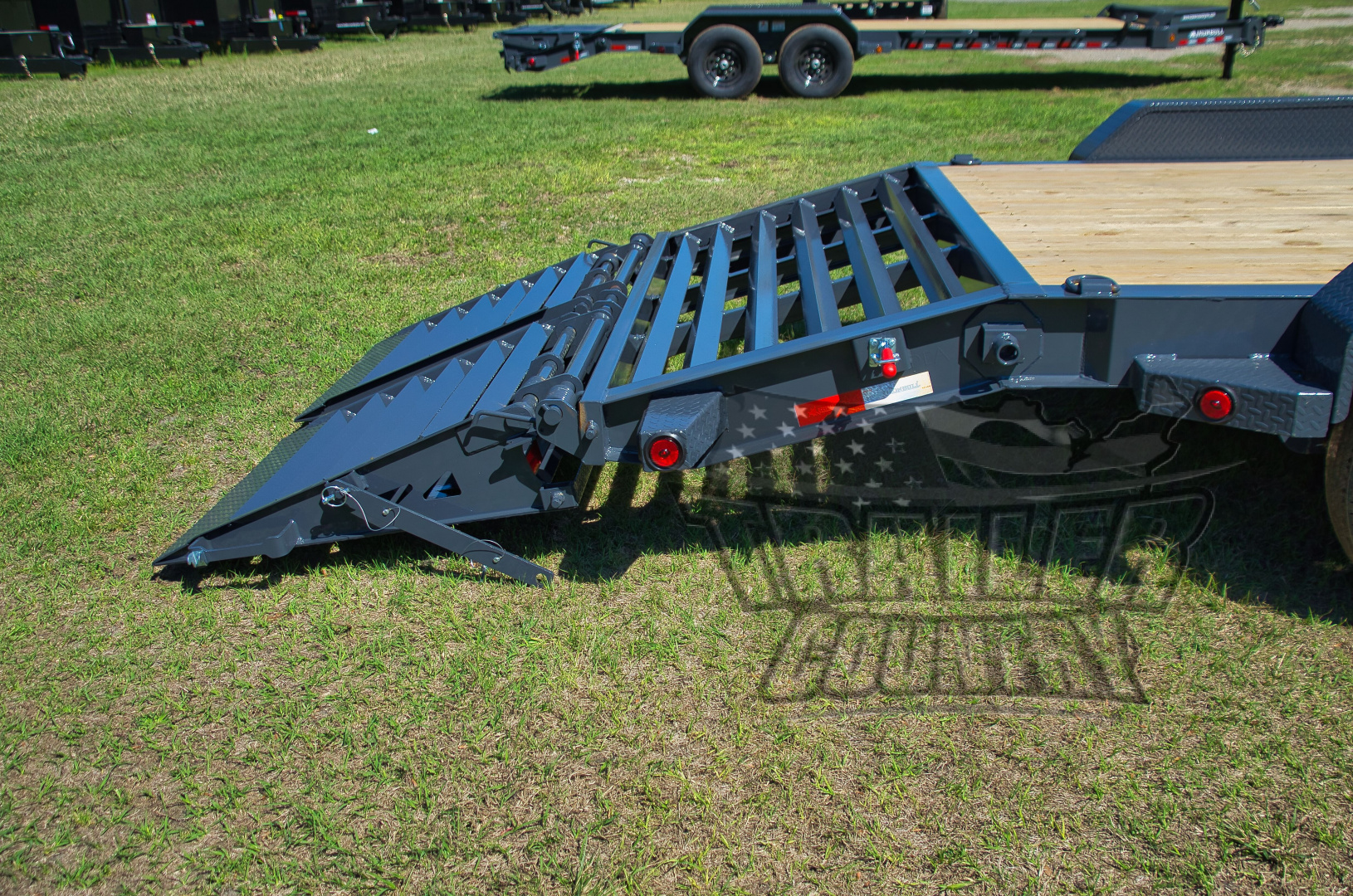 New 2026 NEW 7 x 20 Trailer w/Spring Assisted Rampage Ramps & HD 8" I-Beam Main Frame