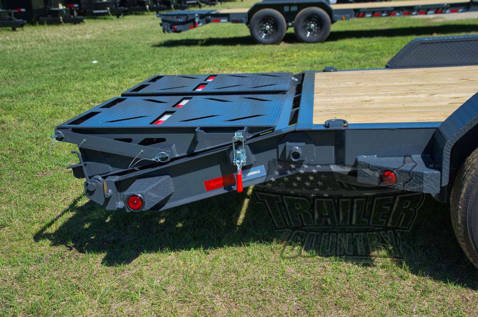 New 2026 NEW 7 x 20 Trailer w/Spring Assisted Rampage Ramps & HD 8" I-Beam Main Frame