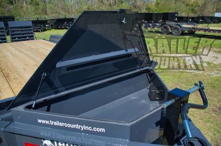 New 2026 NEW 7 x 20 Trailer w/Spring Assisted Rampage Ramps & HD 8" I-Beam Main Frame