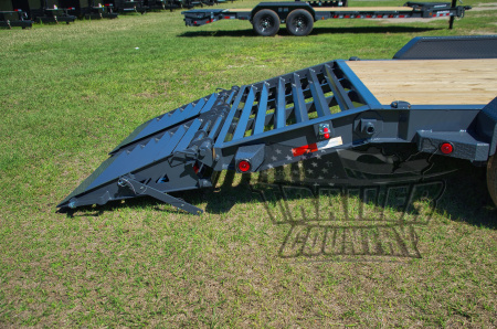 New 2026 NEW 7 x 20 Trailer w/Spring Assisted Rampage Ramps & HD 8" I-Beam Main Frame