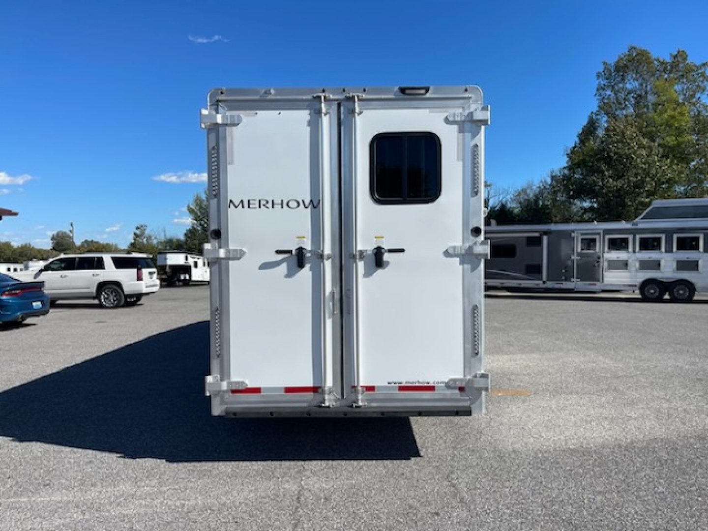 New 2026 Merhow Trailers Bronco 4H SL GN Horse Trailer