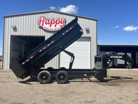 New 2026 PJ 82 x16' GN Tandem Axle HD Low Pro Dump w/ 36  Sides – DE