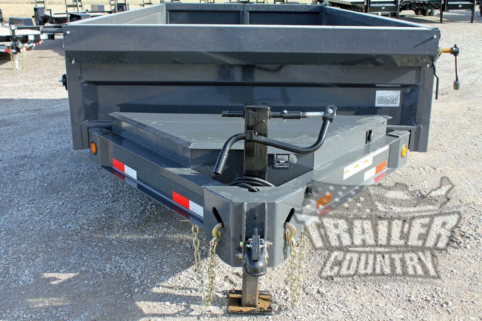 New 2026 New Model 7'x14' Tandem Axle, Bumper Pull, Scissor Hoist Hydraulic Dump Trailer, 7 Gauge Steel Floor, and 3 Way Combo Spreader Gate.