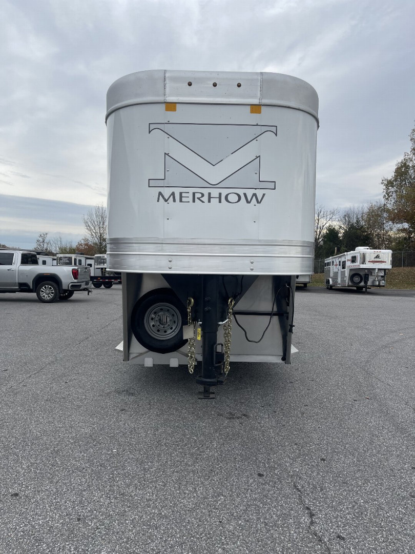 New 2025 Merhow Trailers Bronco 3H GN SL Horse Trailer