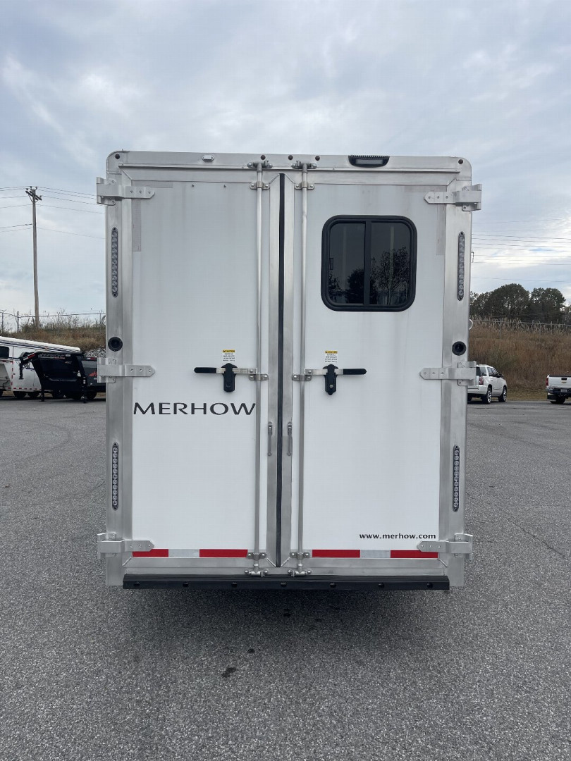 New 2025 Merhow Trailers Bronco 3H GN SL Horse Trailer