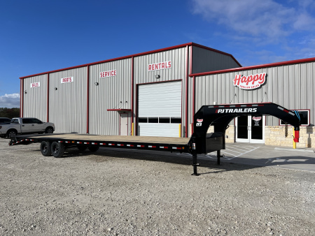 New 2026 PJ 102 x36' GN Low-Pro Flatbed w/ Singles - LX