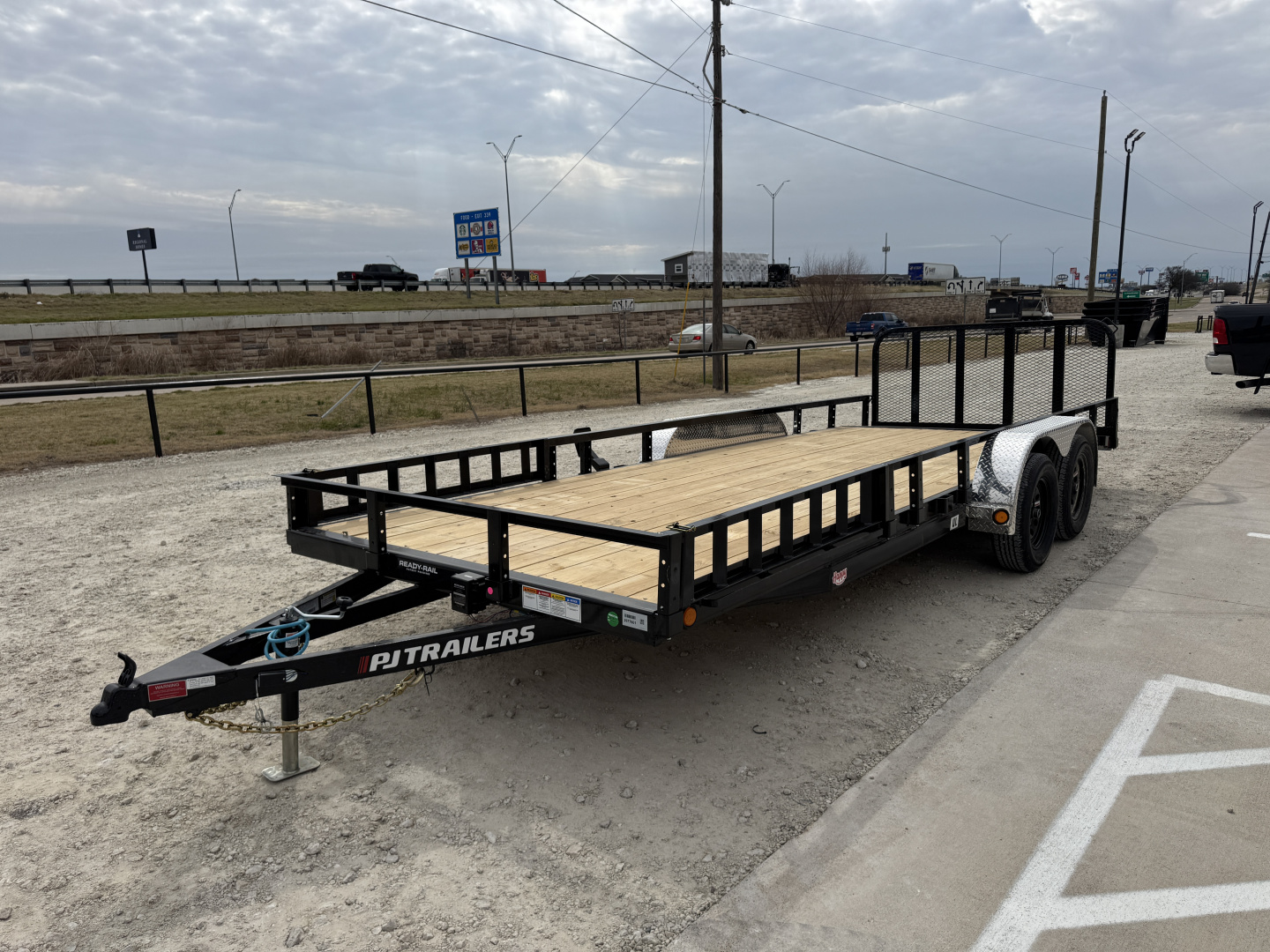 New 2026 PJ 83"x20' Tandem Axle Utility Trailer - UL