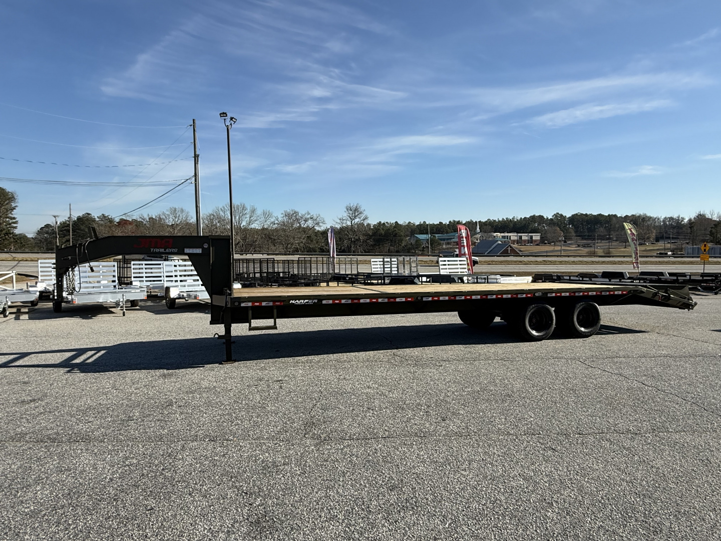 New 2026 DELUXE 25+5 20K GOOSENECK DECKOVER EQUIPMENT HAULER WITH MEGA RAMPS