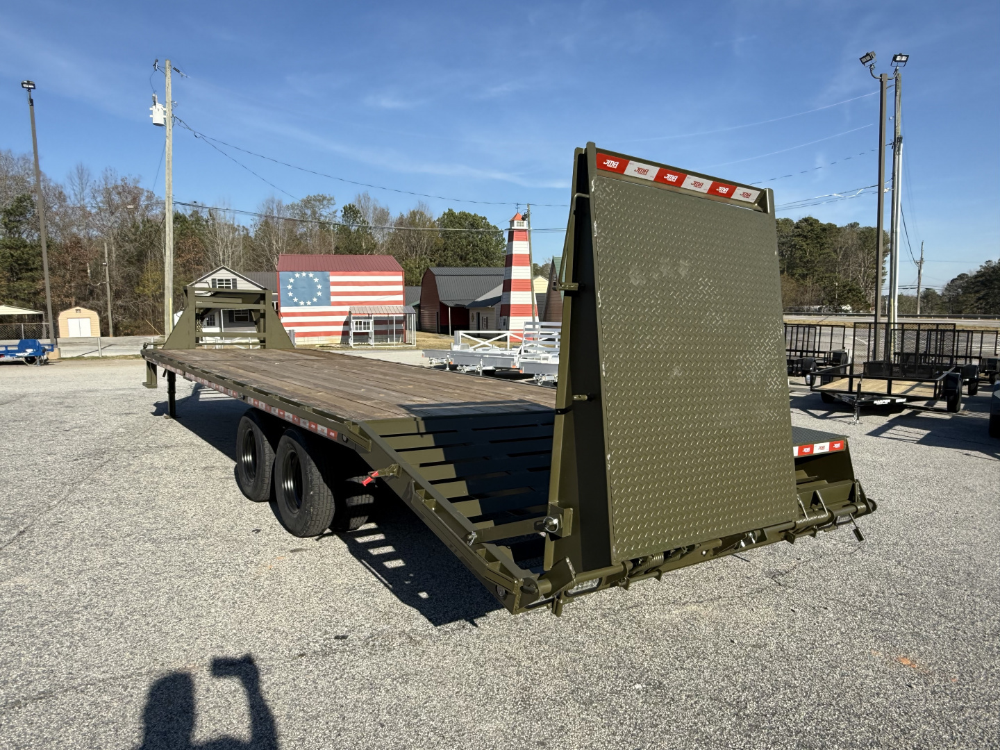 New 2026 DELUXE 25+5 20K GOOSENECK DECKOVER EQUIPMENT HAULER WITH MEGA RAMPS