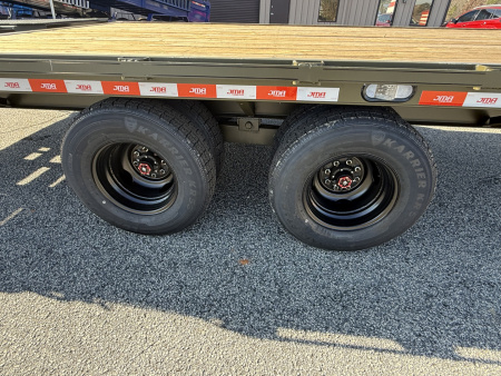 New 2026 DELUXE 25+5 20K GOOSENECK DECKOVER EQUIPMENT HAULER WITH MEGA RAMPS