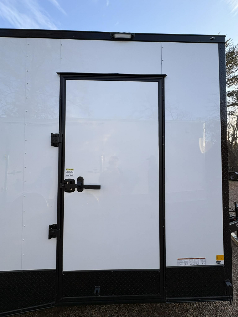 New 2026 Diamond Cargo 8.5X18TA WINDOW WHT/BLK-BLKOUT Car / Racing Trailer