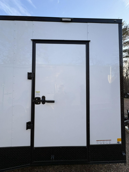 New 2026 Diamond Cargo 8.5X18TA WINDOW WHT/BLK-BLKOUT Car / Racing Trailer