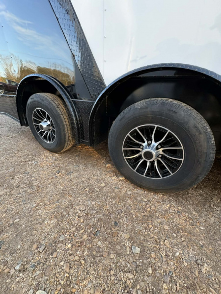 New 2026 Diamond Cargo 8.5X18TA WINDOW WHT/BLK-BLKOUT Car / Racing Trailer